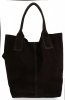 Bőr táska shopper bag Genuine Leather csokoládé 801
